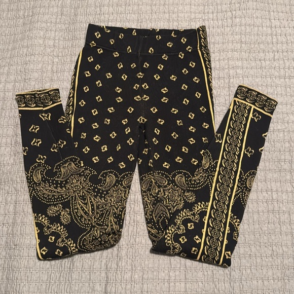Free People COME AS YOU ARE Paisley Sweater Leggings XS - Picture 2 of 5